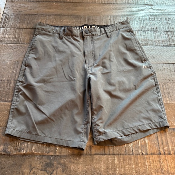 Hurley All Day Hybrid Quick Dry 4-Way Stretch Reflective Men's Shorts 34 Gray - Picture 2 of 9